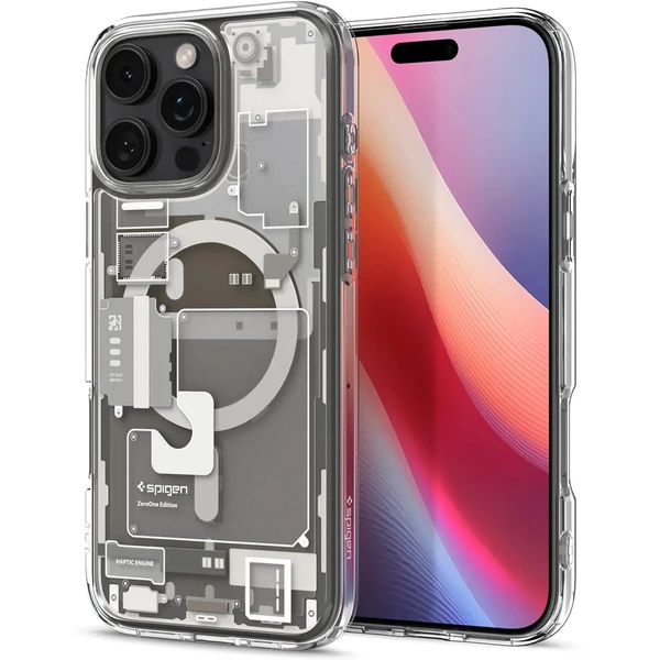Бежевий прозорий чохол Spigen Ultra Hybrid Mag для iPhone 16 Pro в Запоріжжі