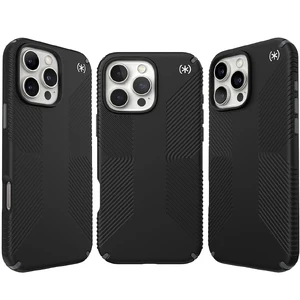 Чорний чохол Speck Presidio2 Grip для iPhone 16 Pro Max - Фото 12
