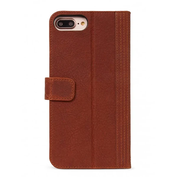 Кожаный чехол-книжка Decoded 2-in-1 Wallet Case Brown для iPhone 8 Plus | 7 Plus | 6s Plus | 6 Plus
