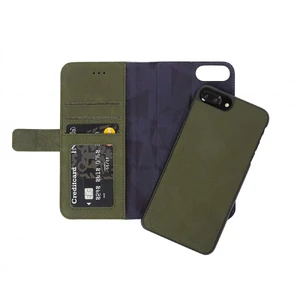Шкіряний чохол-книжка Decoded 2-in-1 Wallet Case Olive Green для iPhone 8 Plus | 7 Plus | 6s Plus | 6 Plus - Фото 7