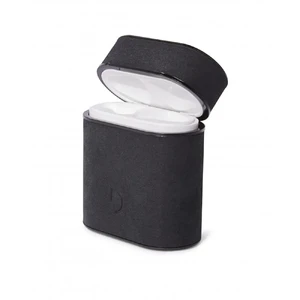 Кожаный чехол с карабином Decoded Aircase Carbon Black для AirPods - Фото 3