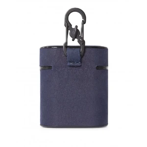 Кожаный чехол с карабином Decoded Aircase Indigo для AirPods - Фото 2