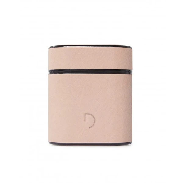 Шкіряний чохол з карабіном Decoded Aircase Sahara Pink для AirPods