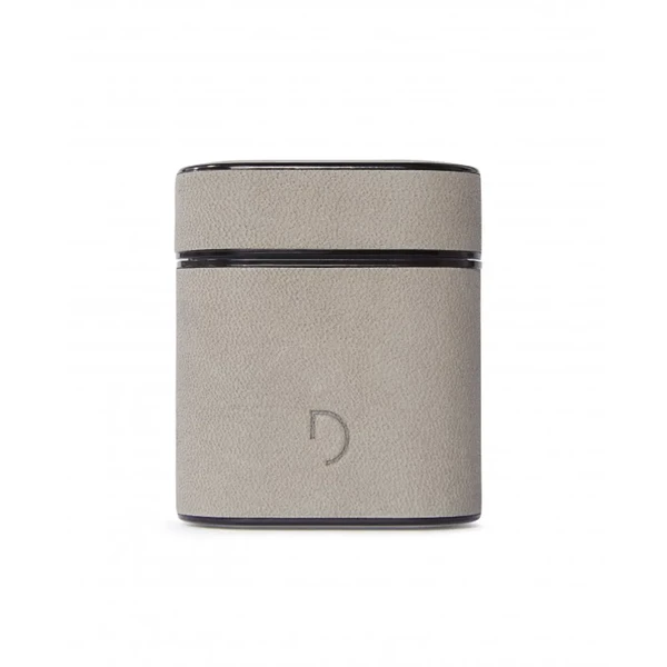Шкіряний чохол з карабіном Decoded Aircase Gray Stone для AirPods
