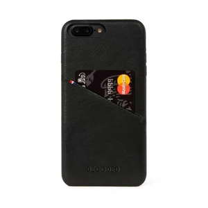 Шкіряний чохол з відділенням для карт Decoded Back Cover Black для iPhone 8 Plus | 7 Plus | 6s Plus | 6 Plus - Фото 2