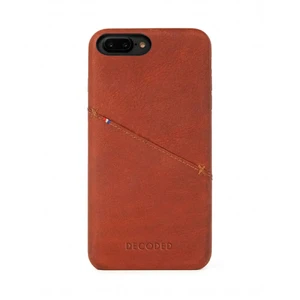 Кожаный чехол с отделением для карт Decoded Back Cover Brown для iPhone 8 Plus | 7 Plus | 6s Plus | 6 Plus