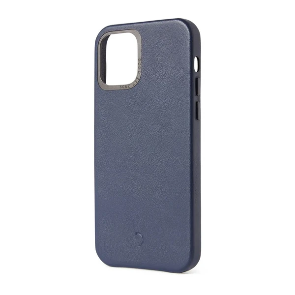 Шкіряний чохол Decoded Back Cover Navy для iPhone 12 Pro Max