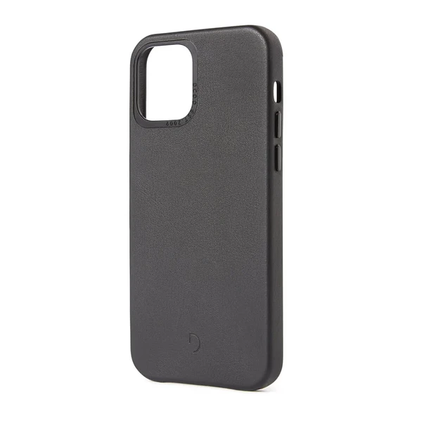 Чорний шкіряний чохол Decoded Back Cover Black для iPhone 12 mini