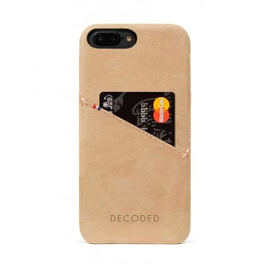 Шкіряний чохол з відділенням для карт Decoded Back Cover Sahara для iPhone 8 Plus | 7 Plus | 6s Plus | 6 Plus - Фото 2