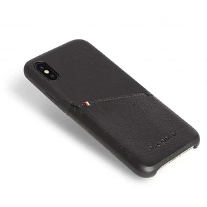 Кожаный чехол с отделением для карт Decoded Back Cover Black для iPhone X | XS - Фото 6