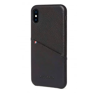 Кожаный чехол с отделением для карт Decoded Back Cover Black для iPhone X | XS - Фото 3