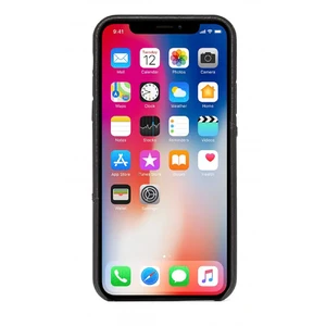 Кожаный чехол с отделением для карт Decoded Back Cover Black для iPhone X | XS - Фото 4