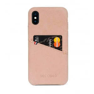 Шкіряний чохол з відділенням для карт Decoded Back Cover Natural для iPhone X | XS - Фото 2