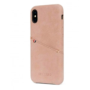 Шкіряний чохол з відділенням для карт Decoded Back Cover Natural для iPhone X | XS - Фото 3