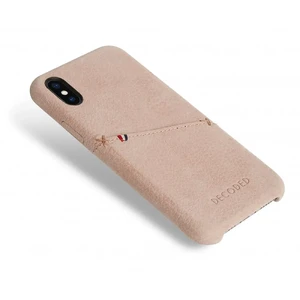 Шкіряний чохол з відділенням для карт Decoded Back Cover Natural для iPhone X | XS - Фото 4