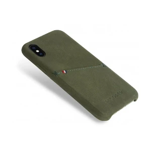 Шкіряний чохол з відділенням для карт Decoded Back Cover Olive Green для iPhone X | XS - Фото 4