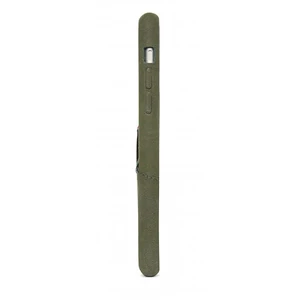 Шкіряний чохол з відділенням для карт Decoded Back Cover Olive Green для iPhone X | XS - Фото 6