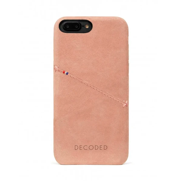 Кожаный чехол с отделением для карт Decoded Back Cover Rose для iPhone 8 Plus | 7 Plus | 6s Plus | 6 Plus