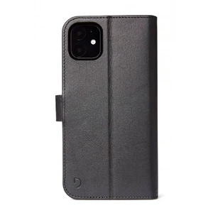 Кожаный чехол-книжка Decoded Detach Wallet Black для iPhone 11 - Фото 2