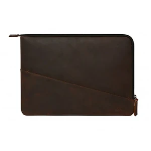 Кожаный чехол-сумка Decoded Waxed Slim Sleeve Brown для MacBook Pro 13" (2016-2020) | Air 13" (2018-2020)  - Фото 1