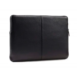 Кожаный чехол-сумка Decoded Basic Slim Sleeve Black для MacBook Pro 16" | Pro 15" with Touch Bar (2016-2017)