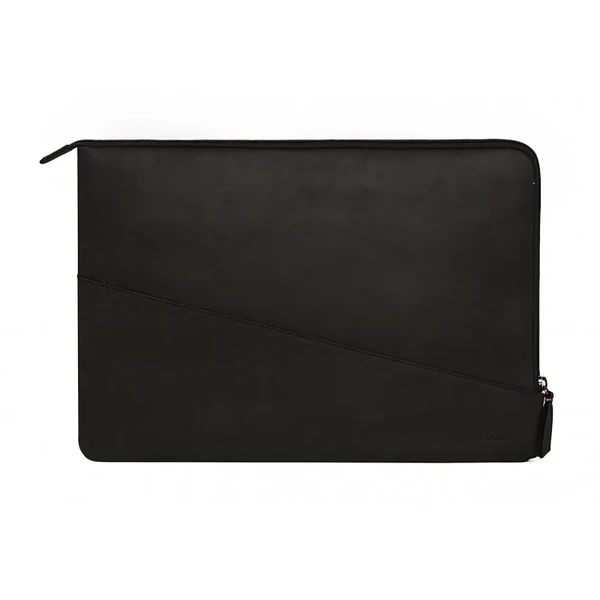 Шкіряний чохол-сумка Decoded Waxed Slim Sleeve Black для MacBook Pro 16" | Pro 15"with Touch Bar (2016-2017)