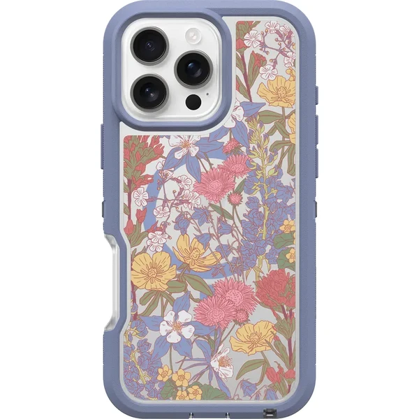 Протиударний чохол Otterbox Defender Series Pro XT MagSafe Floral Purple (Clear) для iPhone 16 Pro Max