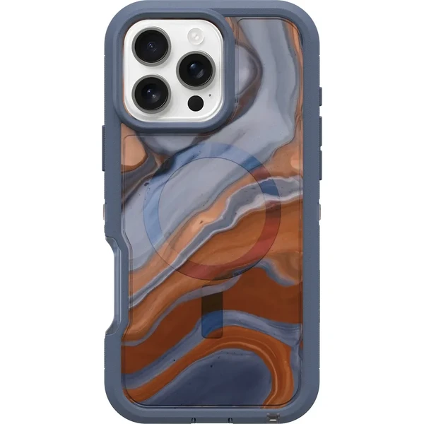 Протиударний чохол Otterbox Defender Series Pro XT MagSafe High Desert Marble (Blue) для iPhone 16 Pro Max в Одесі