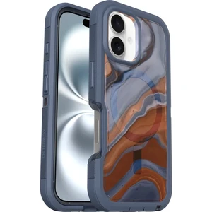 Противоударный чехол Otterbox Defender Series Pro XT MagSafe High Desert Marble (Blue) для iPhone 16 - Фото 2