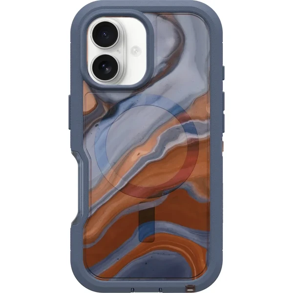 Протиударний чохол Otterbox Defender Series Pro XT MagSafe High Desert Marble (Blue) для iPhone 16