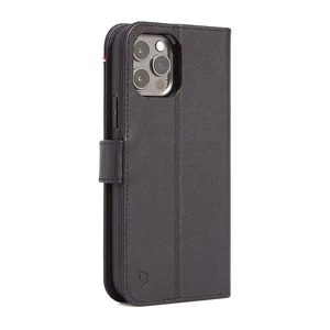 Кожаный чехол-книжка Decoded 2-in-1 Detachable Wallet Black для iPhone 12 | 12 Pro - Фото 2