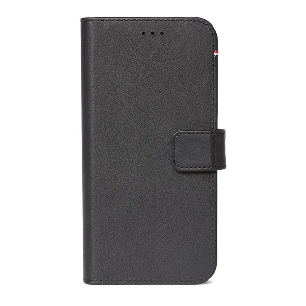 Шкіряний чохол-книжка Decoded 2-in-1 Detachable Wallet Black для iPhone 12 | 12 Pro
