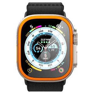 Защитное стекло Spigen Screen Protector Glas.tR Slim Pro Orange для Apple Watch Ultra 49mm - Фото 5