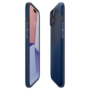 Захисний чохол Spigen Thin Fit Navy Blue для iPhone 15 Plus - Фото 4