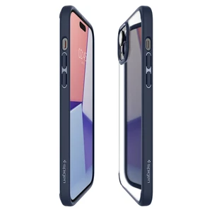 Защитный чехол Spigen Ultra Hybrid Navy Blue для iPhone 15 Plus - Фото 6