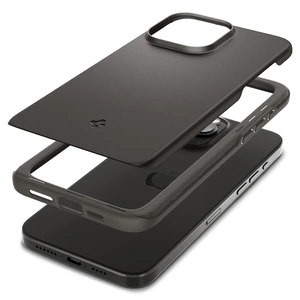 Захисний чохол Spigen Thin Fit Gunmetal для iPhone 15 Pro - Фото 3