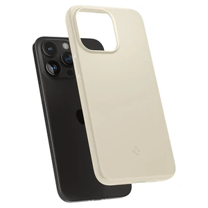 Защитный чехол Spigen Thin Fit Mute Beige для iPhone 15 Pro - Фото 5
