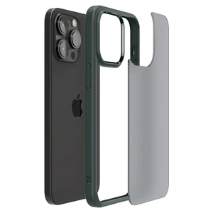 Защитный чехол Spigen Ultra Hybrid Frost Green для iPhone 15 Pro Max - Фото 4