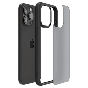 Защитный чехол Spigen Ultra Hybrid Frost Black для iPhone 15 Pro - Фото 4