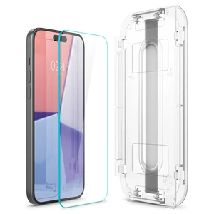 Захисне скло з рамкою для поклейки Spigen EZ FIT Glas.tR для iPhone 16 Plus | 15 Plus (2 шт.) - Фото 3