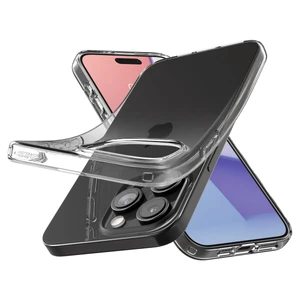 Прозрачный чехол Spigen Liquid Crystal Clear для iPhone 15 Pro Max - Фото 3