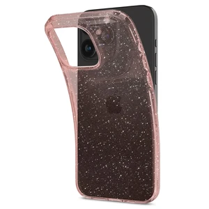 Прозрачный чехол Spigen Liquid Crystal Glitter Rose Quartz для iPhone 15 Pro Max - Фото 2