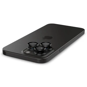 Защитное стекло на камеру Spigen Optik Pro Black для iPhone 15 Pro | 15 Pro Max | 14 Pro | 14 Pro Max (2 шт.) - Фото 2