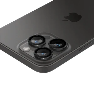 Защитное стекло на камеру Spigen Optik Pro Black для iPhone 15 Pro | 15 Pro Max | 14 Pro | 14 Pro Max (2 шт.) - Фото 3