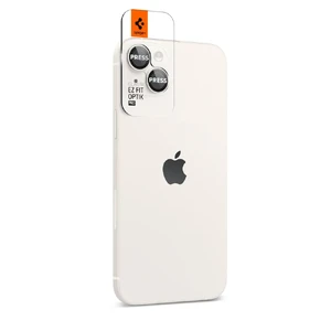 Защитное стекло на камеру Spigen Optik Pro Starlight для iPhone 15 | 15 Plus | 14 | 14 Plus (2 шт.) - Фото 2