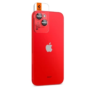 Защитное стекло на камеру Spigen Optik Pro Red для iPhone 15 | 15 Plus | 14 | 14 Plus (2 шт.) - Фото 2