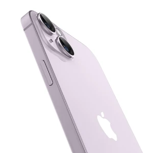 Защитное стекло на камеру Spigen Optik Pro Purple для iPhone 15 | 15 Plus | 14 | 14 Plus (2 шт.) - Фото 3