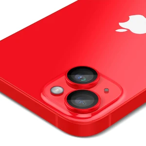 Защитное стекло на камеру Spigen Optik Pro Red для iPhone 15 | 15 Plus | 14 | 14 Plus (2 шт.) - Фото 4