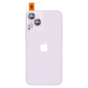 Защитное стекло на камеру Spigen Optik Pro Purple для iPhone 15 | 15 Plus | 14 | 14 Plus (2 шт.) - Фото 7