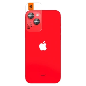 Защитное стекло на камеру Spigen Optik Pro Red для iPhone 15 | 15 Plus | 14 | 14 Plus (2 шт.) - Фото 7